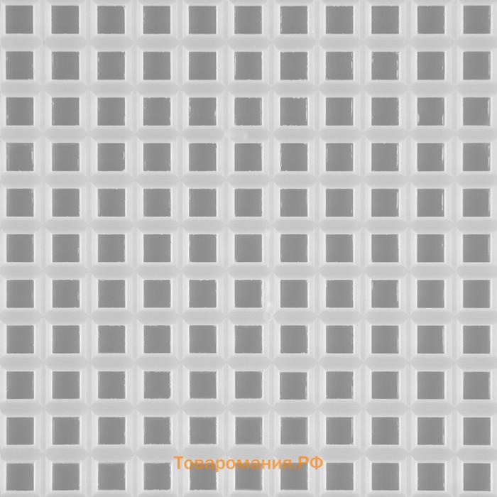 Канва-основа для вышивания сумки, пластиковая, 45×47 см, 2×2 мм, белая