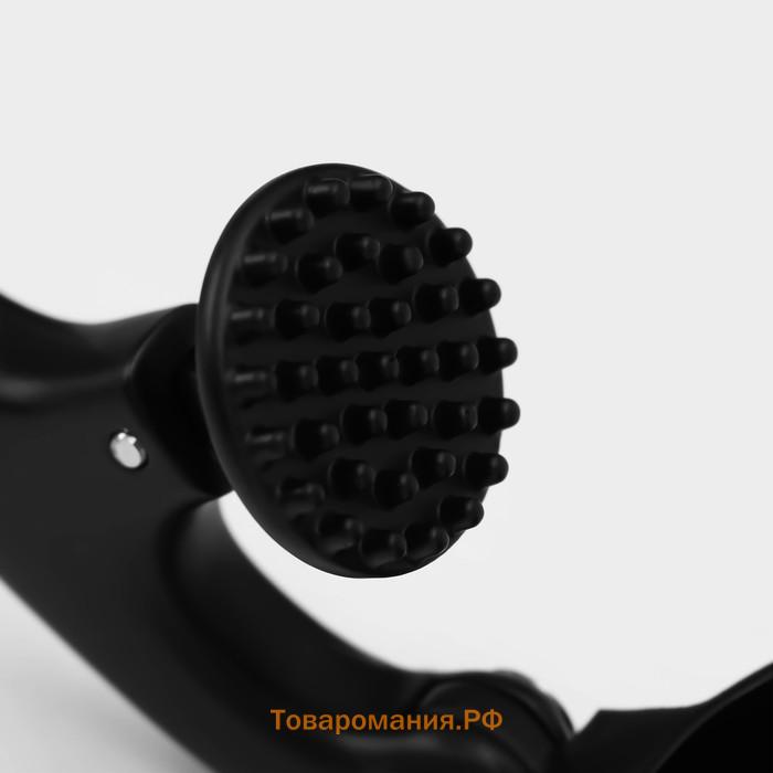 Пресс для чеснока Magistro Vantablack, 16.5×4.5 см, чёрный