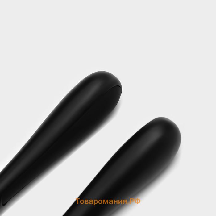 Пресс для чеснока Magistro Vantablack, 16.5×4.5 см, чёрный