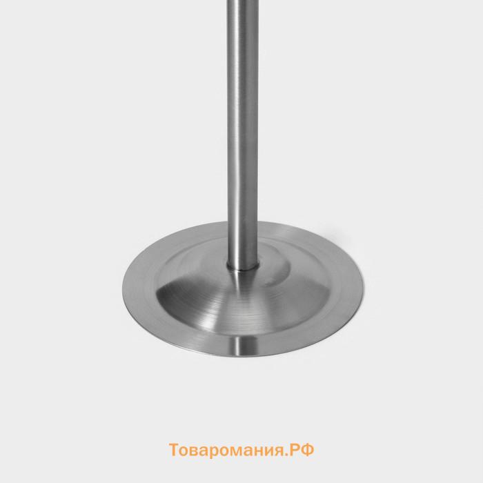 Подставка для кухонных принадлежностей Magistro, 45×15.5 см, Luxe, нержавеющая сталь, серебристая