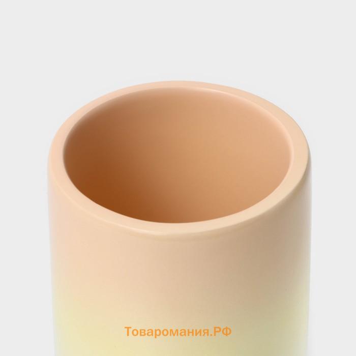 Аксессуары для ванной SAVANNA, 2 предмета, дозатор для мыла 290 мл, стакан 280 мл