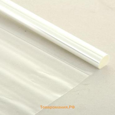 Плёнка для цветов прозрачная 1×5.5 м, 200 г, 40 мкм