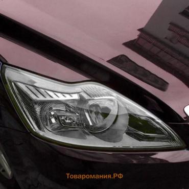 Пленка защитная для фар, 30×900 см, дымчатый