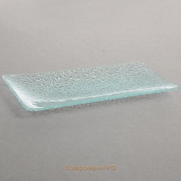 Блюдо стеклянное сервировочное «Акцент», 15,5×10,5 см