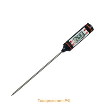 Термометр (термощуп) кухонный LTR-05, max 300 °C, от LR44, чёрный