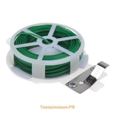 Проволока подвязочная, 50 м, зелёная, Greengo
