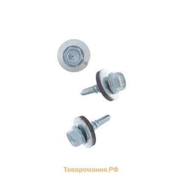 Саморезы кровельные 5.5×19 мм, оцинкованные, в упаковке 250 шт.