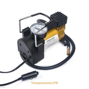 Компрессор автомобильный Торнадо АС-580 м, 14 А, 30 л/мин, 12 В, 7 Атм/100 PSI