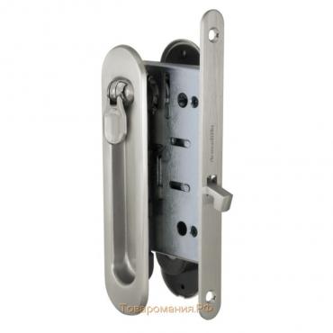 Набор для раздвижных дверей Armadillo SH011-BK SN-3, цвет матовый хром
