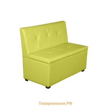 Кухонный диван "Уют-1,2", 1200x550x830, лайм