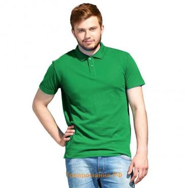 Рубашка унисекс, размер 46, цвет зелёный