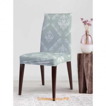 Чехол на стул «Равномерные формы», декоративный, велюр