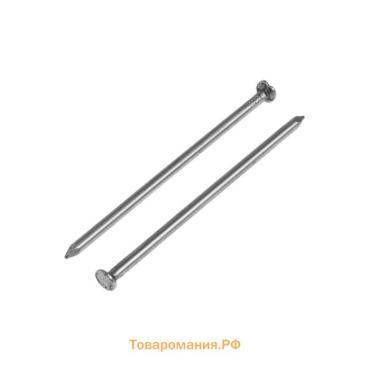 Гвозди ТУНДРА, строительные, ГОСТ 4028-63, без покрытия, 4×100 мм, фасовка 0.2 кг