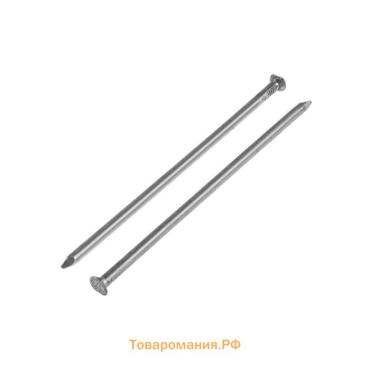 Гвозди ТУНДРА, строительные, ГОСТ 4028-63, без покрытия, 5×150 мм, фасовка 0.2 кг