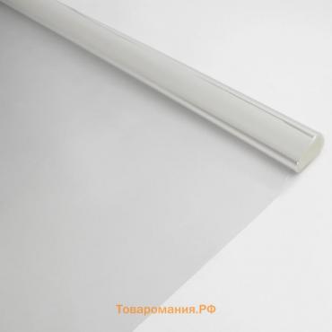 Плёнка для цветов прозрачная 0.6×18.6 м, 400 г, 40 мкм