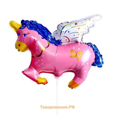 Шар воздушный фольгированный 16" «Сказочный единорог»