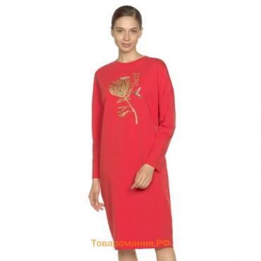 Платье женское, размер XS, цвет красный