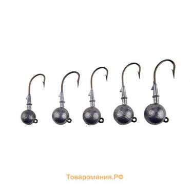 Джиг-головка шар, крючок Mustad, 5 шт, 85 г