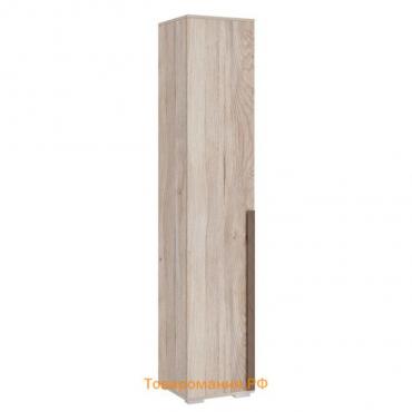 Шкаф однодверный «Лайк 07.01», 400 × 420 × 2100 мм, цвет дуб мария / какао