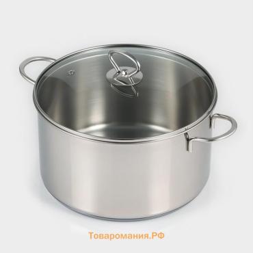 Кастрюля  «Грейт», 2.8 л, капсульное дно, индукция, нержавеющая сталь